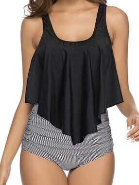 📢2/25‼️ NWOT Tankini Swimming Flounce Top